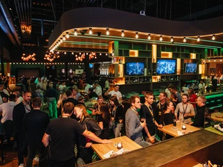 Bar Ansicht von oben