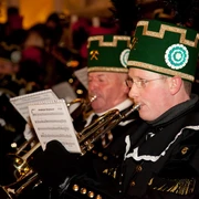 Bergmusiker zur Schwarzenberger Bergparade