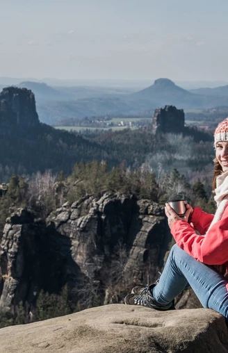 Aussicht vom Carolafelsen
