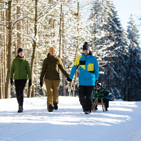 Winterwandern im Erzgebirge
