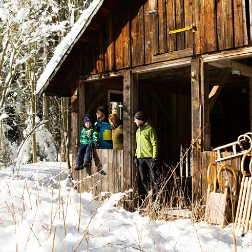 Winterwandern im Erzgebirge