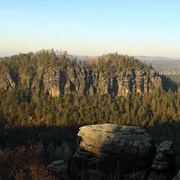Blick vom kleinen auf den großen Bärenstein
