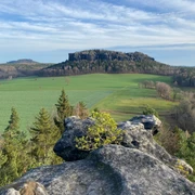 Aussicht vom Quril auf den Pfaffenstein