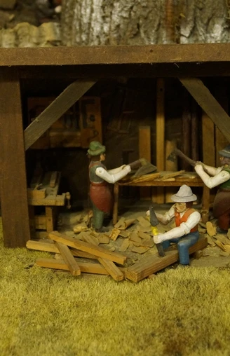 Weihnachtsberg im Schnitz-Museum Thum OT Jahnsbach