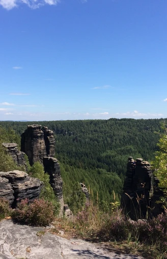 Grenzplatte Aussicht