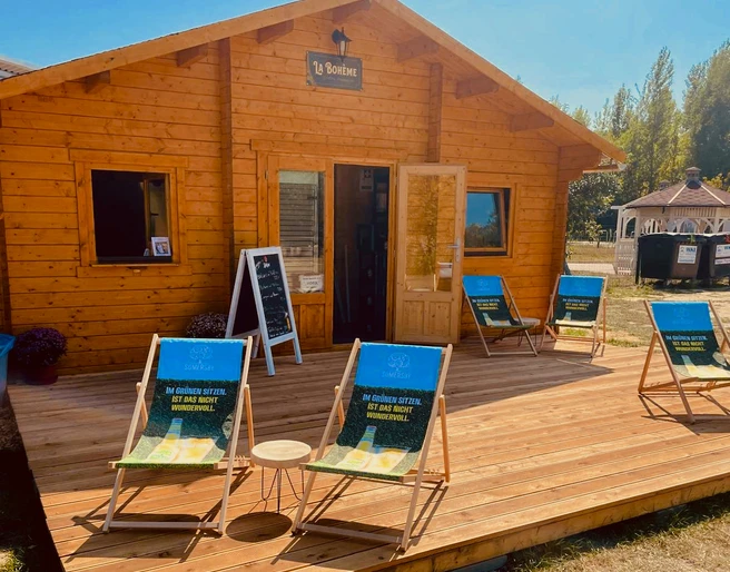 Strandbistro „La Bohème“ - Liegestühle