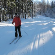 unterwegs auf der Loipe Eibenstock
