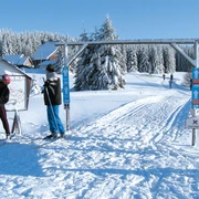 Loipeneinstieg am Parkplatz P 2 in Carlsfeld