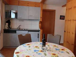 Küche und Esszimmer