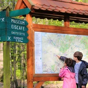 Informationstafel zu den Hohburger Bergen