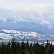 Aussicht vom Tanzplan im Winter