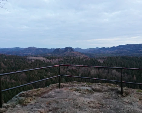 Aussicht vom Kuhstallplateau