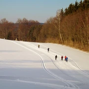 Die fast baumfreie Loipe in Olbernhau