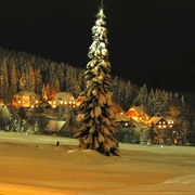 Winterabend in Carlsfeld