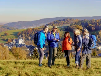Panoramablick am Aussichtspunkt Galgenberg