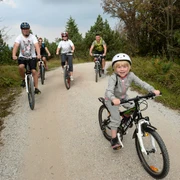 Fahrradfahrer am Kahleberg