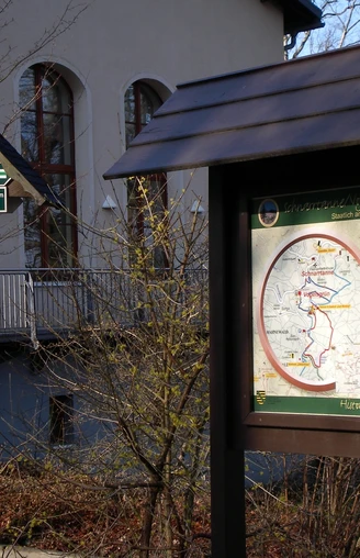 Wanderkarte Vogelsgrüner Rundweg am Haus des Gastes Vogelsgrün