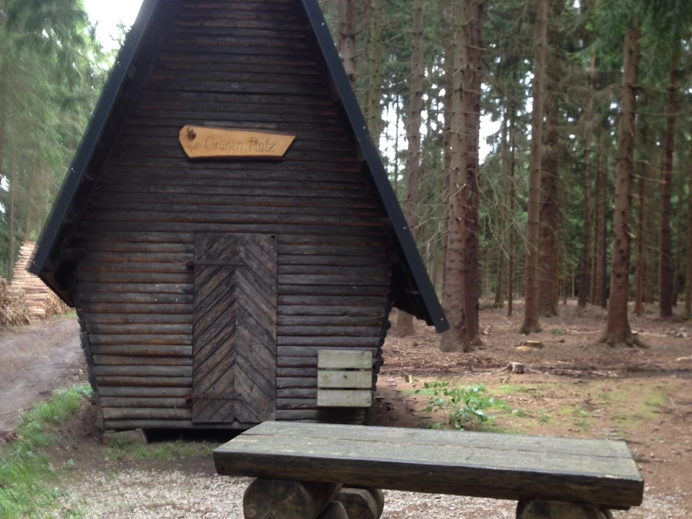 Hütte am "Grünen Platz"