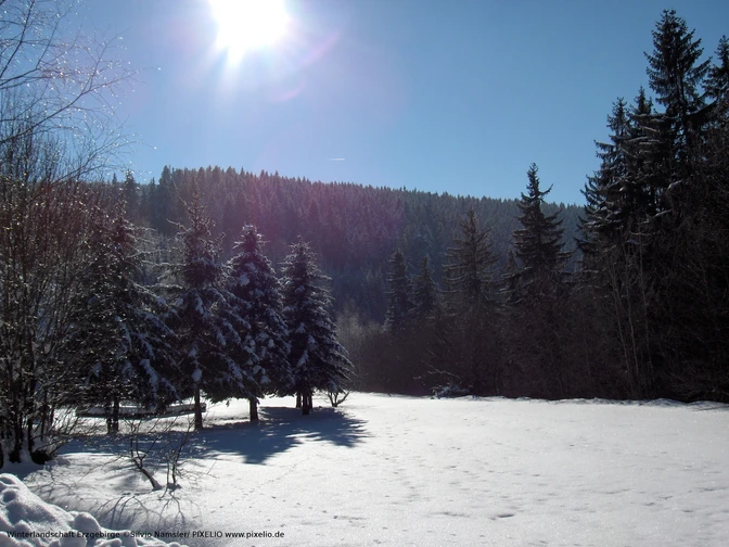 Winterlandschaft im Erzgebirge