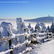 Blick vom Fichtelberg auf den Keilberg