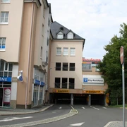 Außenansicht City Parkhaus Plauen