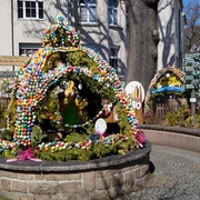 Osterbrunnen in Thalheim/Erzgebirge