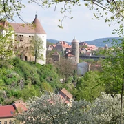 Frühlingsblick vom romantischen Protschenberg