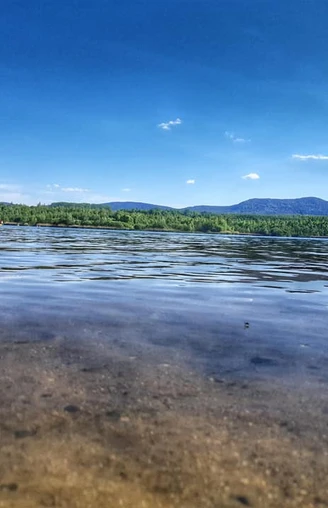Olbersdorfer See - Hintergrund Naturpark Zittauer Gebirge - Autor Dasa Hrehova