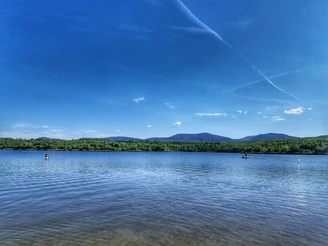 Olbersdorfer See - Hintergrund Naturpark Zittauer Gebirge - Autor Dasa Hrehova