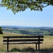 Ausblick auf den Erzgebirgskamm von der Dittersdorfer Höhe