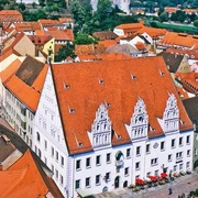 Blick auf das Rathaus von der Frauenkirche