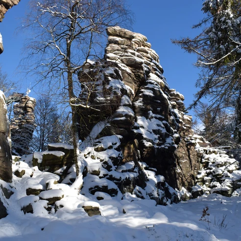 Greifensteine im Winter