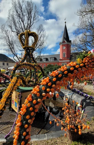 Osterbrunnen in Berga/ Elster - Osterpfad Vogtland