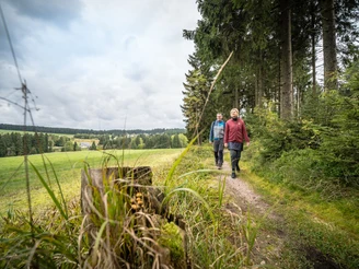 auf dem Weg nach Carlsfeld