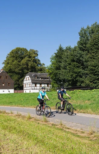 Radtour auf dem Zwönitztal-Radweg