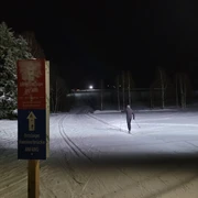 Einstieg Nachtloipe Hammerbrücke