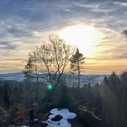 Ausblick vom Kleinen Hirschenstein