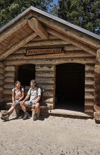Schutzhütte am Jungfernsprung