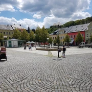 Neumarkt der Stadt Auerbach/Vogtland