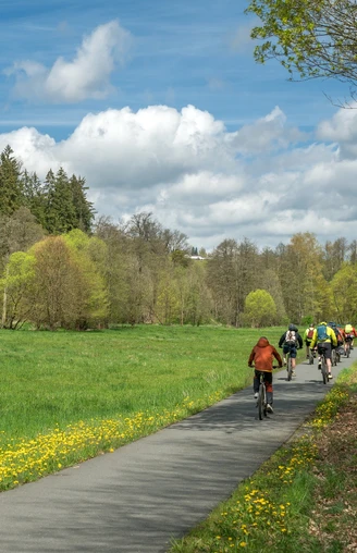 Elsterradweg im Bereich Bad Elster / Adorf