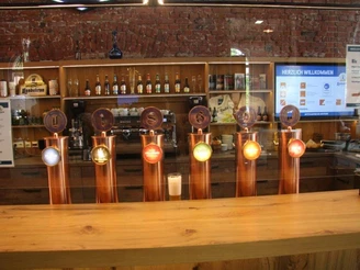 Tresen in der Landskron Brauerei Görlitz