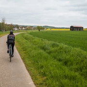 Alte Kleinbahnstrecke - heute Radweg bei Helbigsdorf