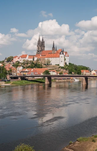 Blick auf die Meißner Altstadt
