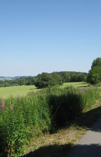 Richtung Annaberg, Blick zur Annenkirche