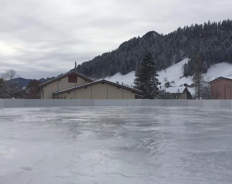 La patinoire naturelle de Marbach