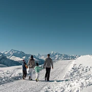 Winterwanderung Moosfluh - Bergrstaurant Chüestall - Riederalp
