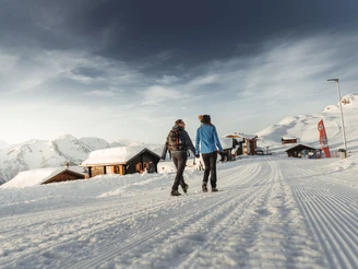 Winterwanderung (Herrenweg) Fiescheralp zur Riederalp