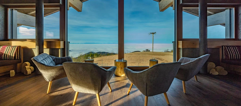 Aussicht von der Grinde-Hütte