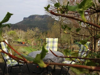Ferienwohnung Borchert Blick zum Lilienstein