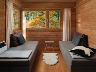 Der Wohnbereich eines Baumhauses Der Wohnbereich eines Baumhauses